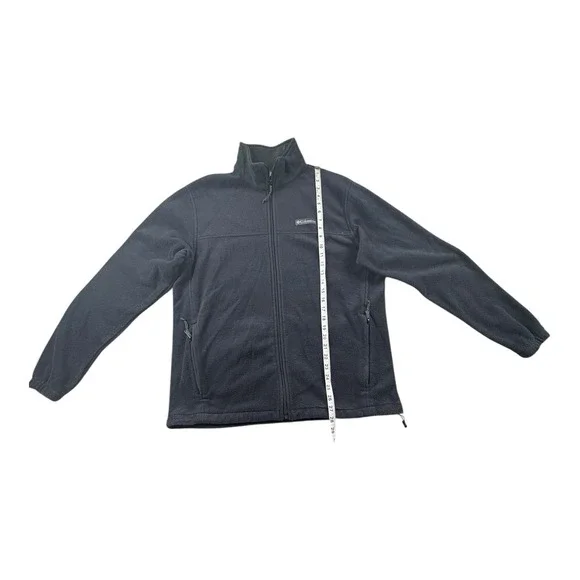 Columbia Full Zip Fleece Jacket Black L Women's Outdoor Warm Layer‎ - Picture 7 of 9